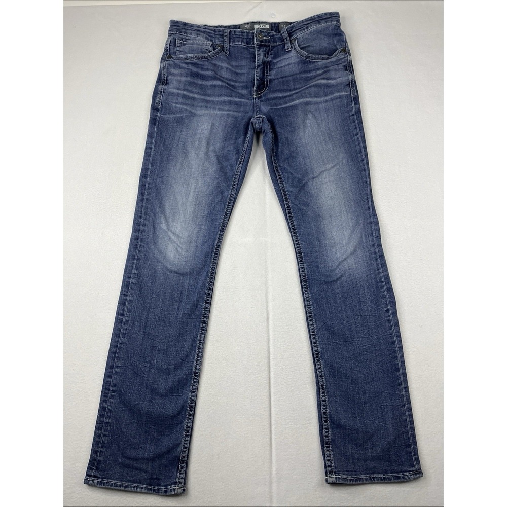 BKE Jake Jeans Mens 34L Straight Leg Blue Stretch Denim 34 X 31